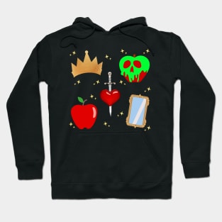 Evil Queen Villain Pattern Hoodie